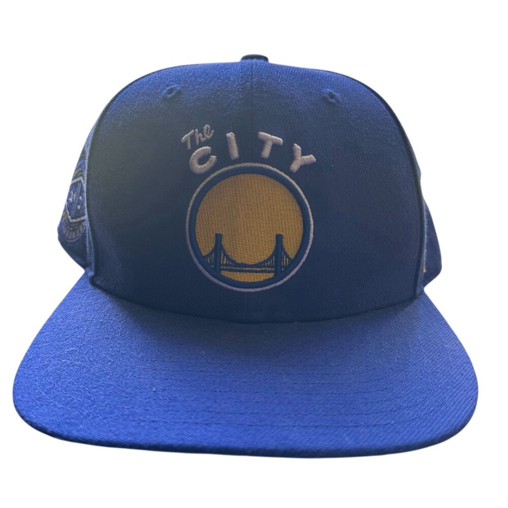 Golden State Warriors “The City” SnapBack Hat Blue Yellow Adjustable